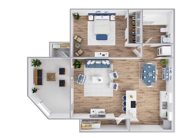 A1 Renovated G154 floor plan